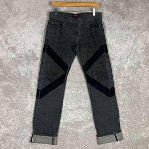 Neighborhood x Fragment Design Narrow Selvedge Denim Jeans Grey Small Lightning